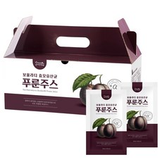 자연정 보울라디 효모유산균 푸룬주스, 30개, 80ml