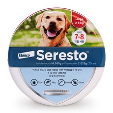 Seresto 寵物項圈 適用於8kg以上, 1個