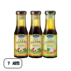 폰타나 오리엔탈 드레싱 270g x 2p + 발사믹 드레싱 270g 세트, 7세트