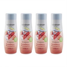 소다스트림 딸기 워터멜론 440ml 4팩, 4개