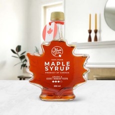 메이플팜 메이플시럽 만들기 요리 캐나다 잎병 250ml, 1개, 1ml