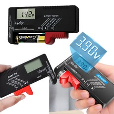 디지털 베터리 고급형 측정기 x 3개 테스트기 잔량 전압 밧데리 체크