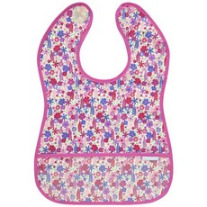 JoJo Maman BeBe 繽紛粉花無袖圍兜, 1個