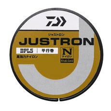 다이와 23년 저스트론 500m 모노라인 나일론 낚시줄[다이와정공], 2.5호_카키 골드, 1개