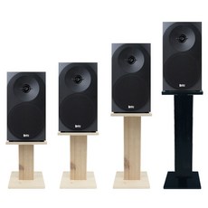스피커 스탠드 받침대 거치대 원목 60t, 우드 26cm