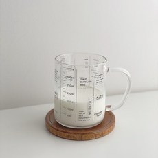 台灣出貨 食譜刻度玻璃杯 完美配方 耐熱玻璃 精準量測 多功能用途, 黑字款