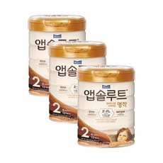 앱솔루트 명작 2FL 분유 2단계(6~12개월) 800g 3개, 1세트