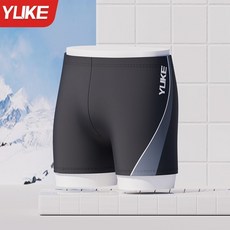 羽克男款成人泳褲 2024新款 雙層防尷尬 大碼游泳褲