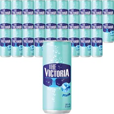 웅진빅토리아 캔 탄산수 플레인, 250ml, 90개