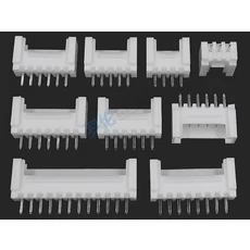 10PCS SH/JST/ZH/PH/XH 피치 1.0MM 1.25MM 2.0MM 2.54MM 수 핀 헤더 소켓 Dip/직각 SMD 2/3/4/5/6/7/8/9/10, 04 PH2.0MM, 07 4P, 01 Vertical Smd
