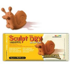 찰흙/스컬프트드라이/테라코티-황토색/500g, 단품, 단품