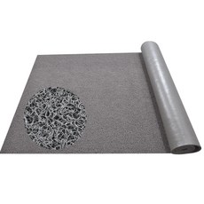 출입구 미끄럼방지매트 코일매트 수지매트 쿠션롤매트 A형, 그레이120x1cm, 1개