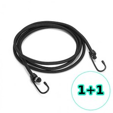 무지스 1+1 라텍스 고탄력 핸드 카트 끈 60cm 자전거 고무줄 밧줄 짐 고정 밴드 로프 짐끈 오토바이 줄 스트랩 고무바, 2개