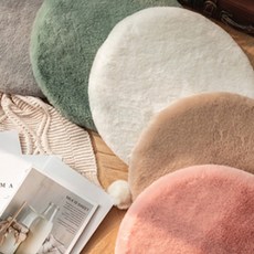 메모리폼 원형방석 공부방 사무실 의자용 쿠션