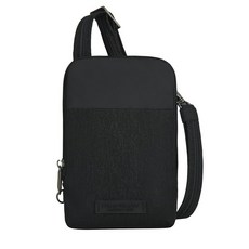 Travelon 도난 방지 메트로 스타디움 미니 네이비 헤더 원사이즈 Travelon 도난 방지 메트로 스타디움 미니 크로스바디