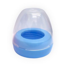 KUKU酷咕鴨 奶瓶, 寬口瓶蓋組-藍色, 1個