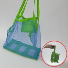 물놀이 모래놀이 네트백 대형 비치가방 망사가방