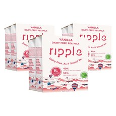 Ripple 香草口味豌豆蛋白飲, 12入, 240ml