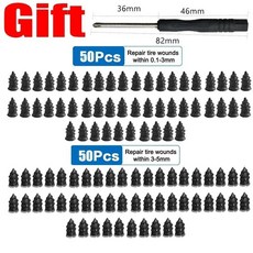 자동차 진공 타이어 수리 닐 트럭 오토바이 스쿠터 고무 펑크 필름 손톱, 11. 100Pcs Mix, 1개