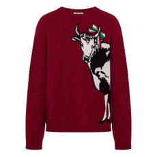 모스키노 카우 모티프 스웨터