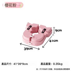 嬰兒游泳圈腋下兒童游泳圈初學者寶寶雙層防水免充氣火箭泳圈, 1個, 火箭腋下圈 櫻花粉【1-6歲】:如圖所示