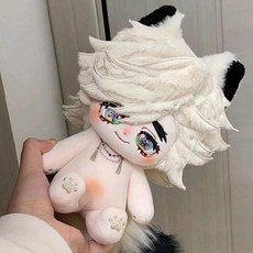 귀멸의 칼날 상현 20cm 솜깅이 도우마 인형옷 아이돌 솜인형, 뼈 없는 20cm, 아이들 아기 검정신발