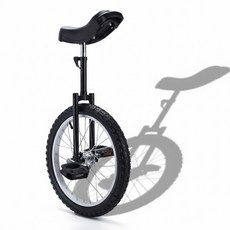 외발자전거 밸런스바이크 16-20인치 강철림, 검은 색, 16인치