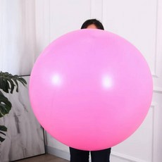 탱탱볼 촉감볼 스펀지공 빅볼 문볼 실리콘볼 에어볼, China Mainland, 36inch 1pc, matte pink