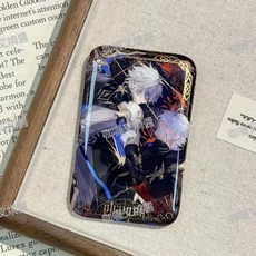 動漫周邊白厄戮影徽章馬口鐵胸針, 1個, 白厄戮影方吧唧【1個】