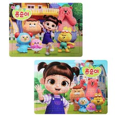 엉뚱발랄 콩순이-A4퍼즐 2종세트, 1개