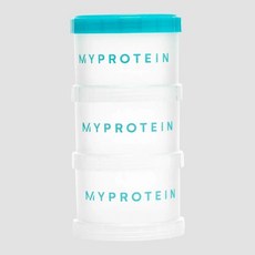 Myprotein 熊貓三層粉盒櫻花限定版，健身必備蛋白粉乳清分裝盒，英國原裝進口, 天藍色 經典藍三層粉盒, 1個