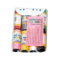 가정용 바느질 세트 바늘 실 키트 혼수용 8호 수선 도구 실바늘세트 바느질도구 바늘세트