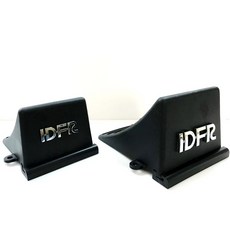 圓夢工廠 小款 輪胎擋 停車擋 卸貨擋 止滑板 三角擋 斜坡擋 防倒退 止滑 車輪擋 停車定位擋 黑色車擋, 2個