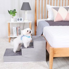 이시아르 소파 침대 강아지 4단 계단 푸들계단 중형견계단 말티즈계단 소형견계단 시츄계단 대형견계단 dew+16156dG, 그레이