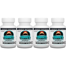 소스내추럴스 비타민 K2 어드밴티지 2200mcg 테블릿, 60개, 4개, 60개