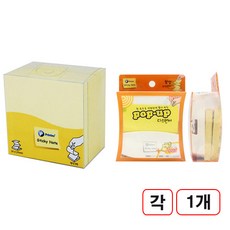 프린텍)팝업디스펜서 PD7676Y 팝업리필A030 각1개씩