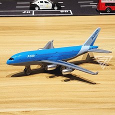 仿真合金迴力飛機模型 兒童玩具飛機 航空客機 飛機模型 合金飛機 玩具模型, 藍色 380 袋裝, 1個