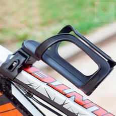 360도 회전 유모차 자전거 컵홀더 물통 텀블러 거치대, 360도 유모차자전거 컵홀더(블랙), 블랙, 1개