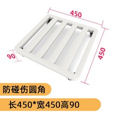 이동 대형 받침대 메탈 이동화분 베란다 설치높이 백색 철심 대형화분받침 화분 흑금드릴, 펄 화이트 45 45 9cm 업그레이드 골드드릴, 1개