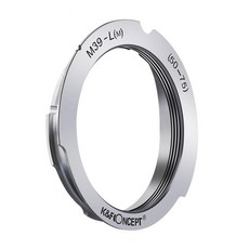 K&F Concept M39-LM / LTM 50-75 Lens - Leica M Body 변환어뎁터, 1개 1개