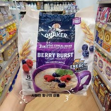 홍콩의 대행업체가 말레이시아 퀘이커 음용 식사을 아침 구매했습니다. 오리지널 바닐라 커피, 1개, C. 블루베리 라즈베리 시리얼 15g30g