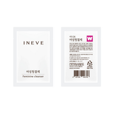 이니브 일회용 여성 청결제, 300개, 3ml