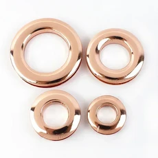 2/5/10Pcs 금속 구멍 버클 O 링 스크류 가방 걸쇠 핸드백 체인 Eyelets 의류 스트랩 후크 공예 액세서리, 25mm 10Pcs, 02 RoseGold