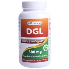 Best Naturals DGL咀嚼錠, 1個, 180 件