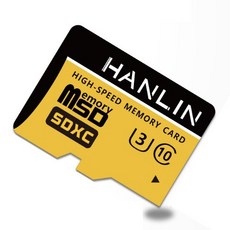 HANLIN TF64G 高速記憶卡 C10 64GB U3 全新 TF MICRO SD 64G 附贈轉卡 愛肯科技, 1個, 128GB