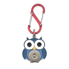 오토바이 부엉이 조끼자석 라이더 배달대행 자석충전거치대 휴대폰 자석충전기, 블루