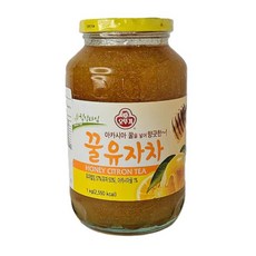 오뚜기 꿀유자차, 1kg, 1개입, 2개