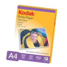 프린트복사지 코닥광택포토용지 1권 코팅지 문서 A4 WSWC981CF, 본상품