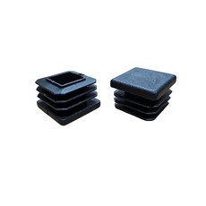 25 x 25 사각 PVC캡 파이프캡 각관캡 엔드캡 (10개 묶음상품), 검정, 10개