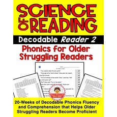 (영문도서)Science of Reading Decodable Reader 2 Phonics for Older Struggling Readers: Deco... Paperback, Independently Published, English, 9798241522085